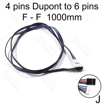 High-quality Stepper Motor Cable 6 pins Female to Female Dupont Wire - Efficient and Reliable Connection