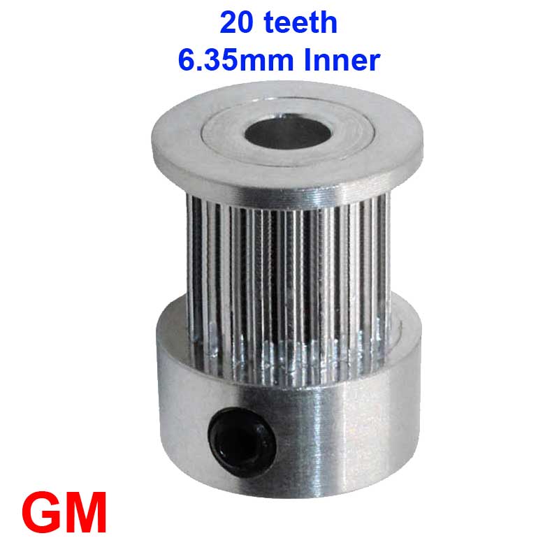 Sync Wheel Drive Aluminum for 10mm GT2 Timing Belt