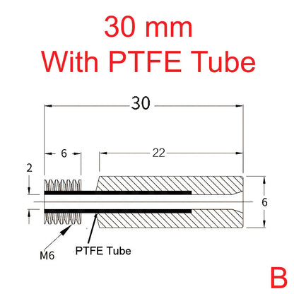 Many thanks to MK8 for making it easy to buy MK8 smooth PTFE Tube 3D Printer 30mm Throat in Perth.