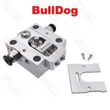 High-performance aluminum alloy Bulldog extruder set with upgraded drive feeder.