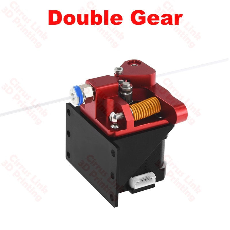 High-performance extruder set with double gear and double pneumatic joint drive feeder.