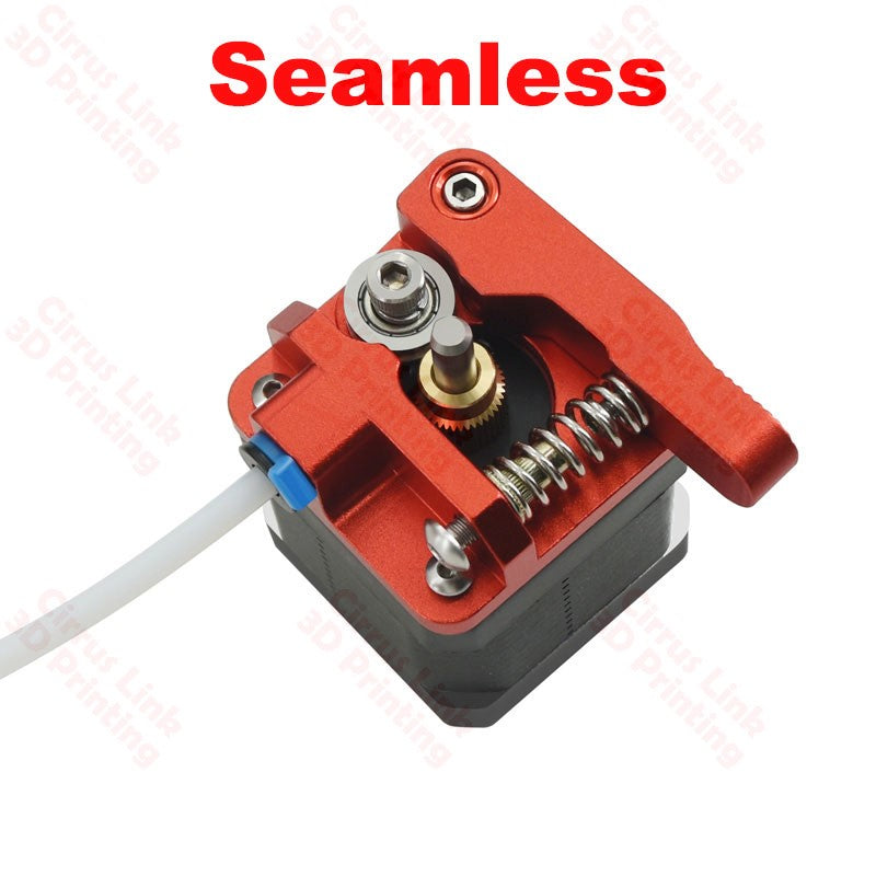 High-performance extruder set with seamless feeding drive feeder