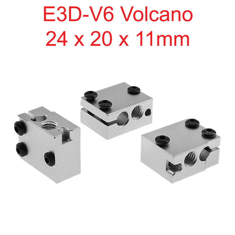 E3D-V6 Volcano sytle 3D printer heating block on sell now in Perth Australia