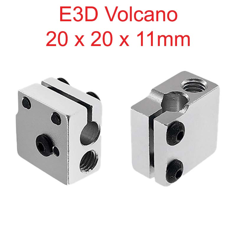 E3D volcano 3D printing heat block is very popular and selling in Perth.