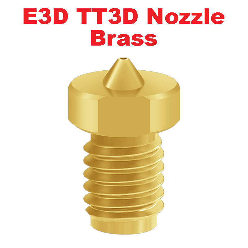 Nozzle E3D TT3D Brass M6 threaded nozzle for 1.75 filament