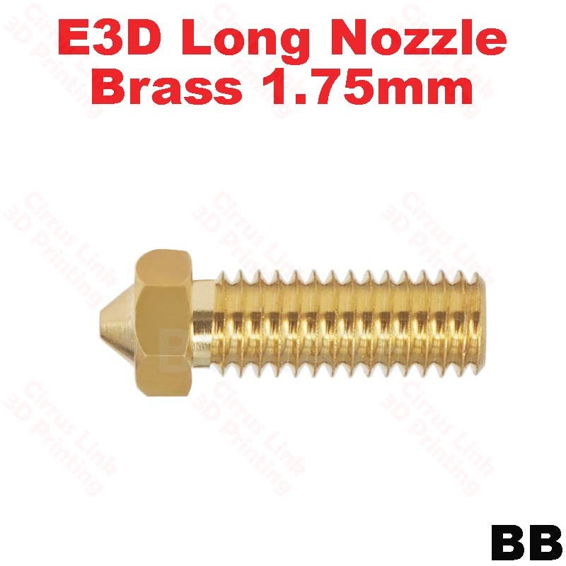 Nozzle E3D Volcano Brass M6 threaded nozzle for 1.75/3mm.