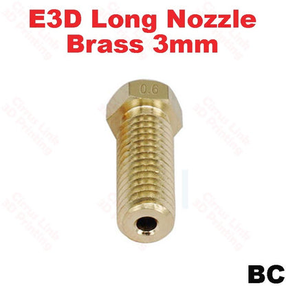 Nozzle E3D Volcano Brass M6 threaded nozzle for 1.75/3mm.