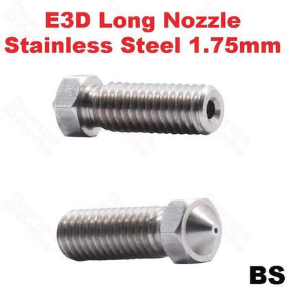 Nozzle E3D Volcano long Steel M6 threaded nozzle - high-performance accessory for improved 3D printing.
