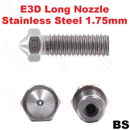 Shop the Nozzle E3D Volcano long Stainless Steel M6 threaded nozzle for improved performance and durability.