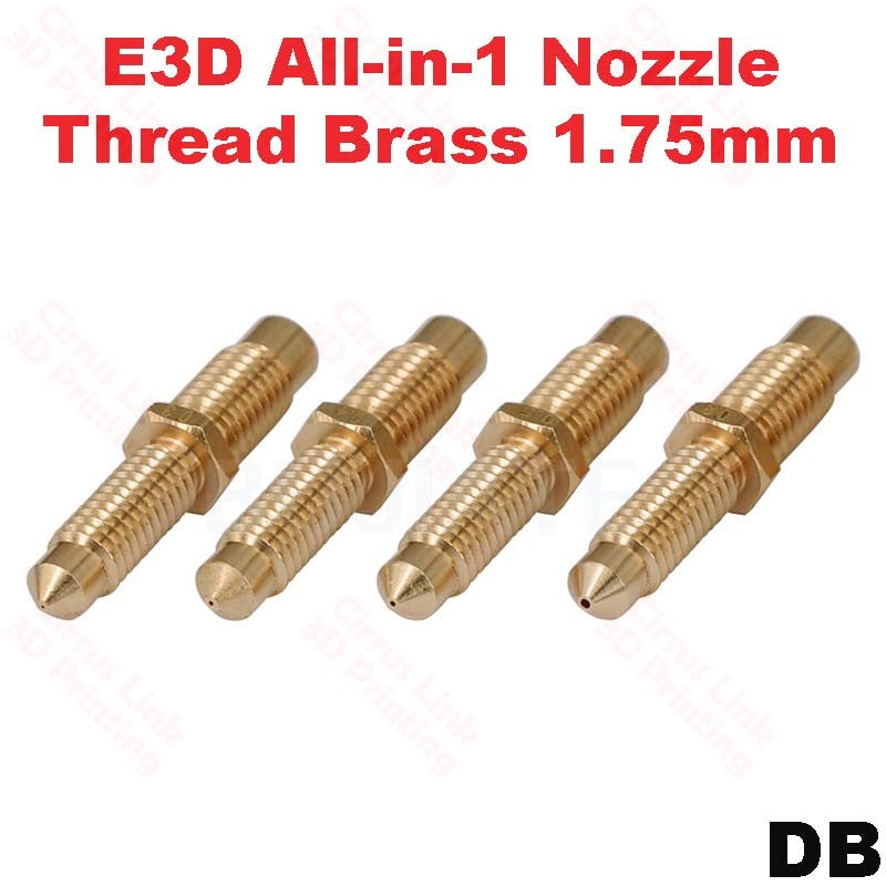 OpenBuild Edd - Nozzle All in one E3D Brass nozzle - brass 1 - 7mm.