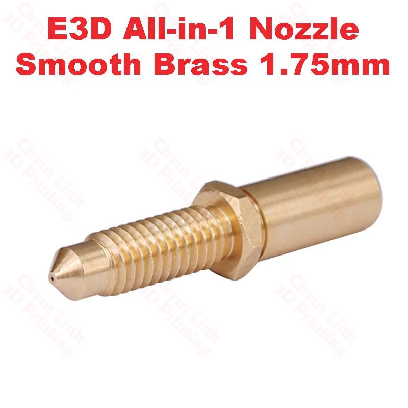 Edd - Nozzle All in one E3D Brass nozzle - smooth brass 1 5mm.
