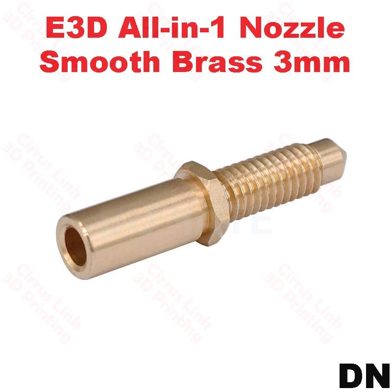 Ed - Nozzle All in one E3D Brass nozzle - OpenBuild smooth brass 3mm.