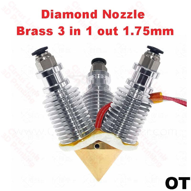 Nozzle Diamond Brass Nozzle - Delta Kossel