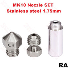 Nozzle MK10 Stainless Steel Throat SET M7 Threaded Nozzle - High-quality stainless steel throat for MK10 nozzle.