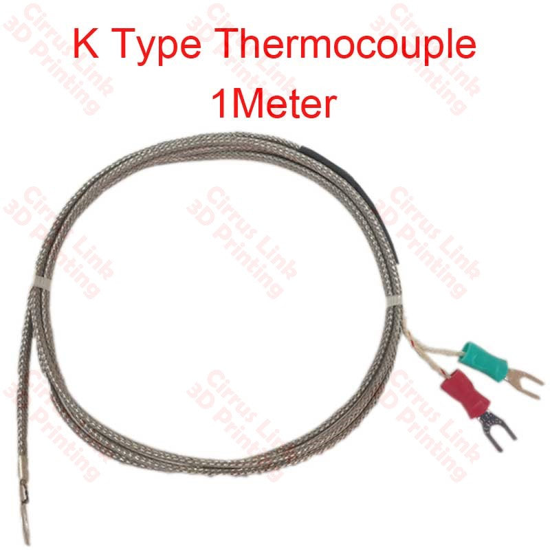 Thermocouple K Type Temperature Sensor 1 Meter (Probe Ring) - Accurate and reliable temperature measurement.
