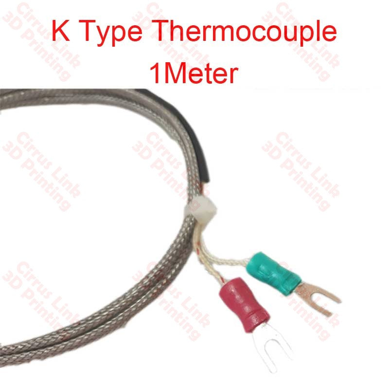 Thermocouple K Type Temperature Sensor 1 Meter (Probe Ring) - Accurate and reliable temperature measurement.