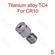 Throat Titanium Alloy TC4 for Creality CR10 1.75mm - Durable and Efficient Hotend Accessory