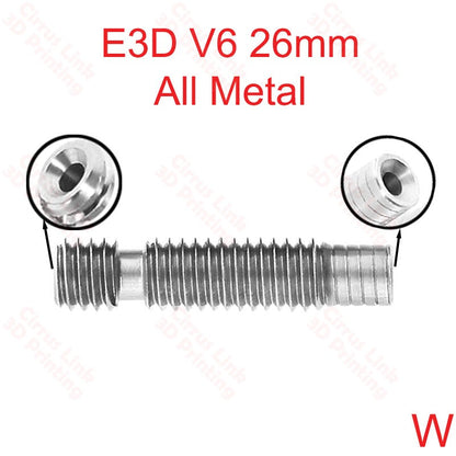 All Metal E3D 3D Printer Throat Perth base store now stocking.