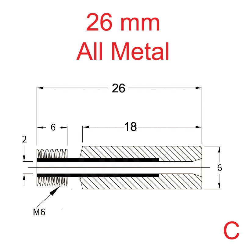 Many thanks to MK8 for making it easy to buy MK8 smooth All Metal 3D Printer Throat in Perth.