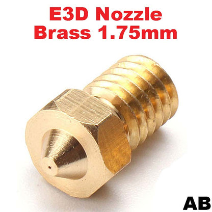 Nozzle E3D V5 V6 Brass M6 threaded nozzle for 1.75/3mm.