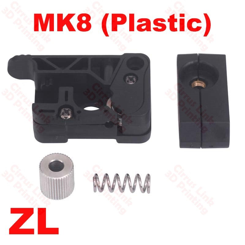 High-performance Extruder Set for MK8 - Plastic Drive Feeder. Enhance your 3D printing experience.