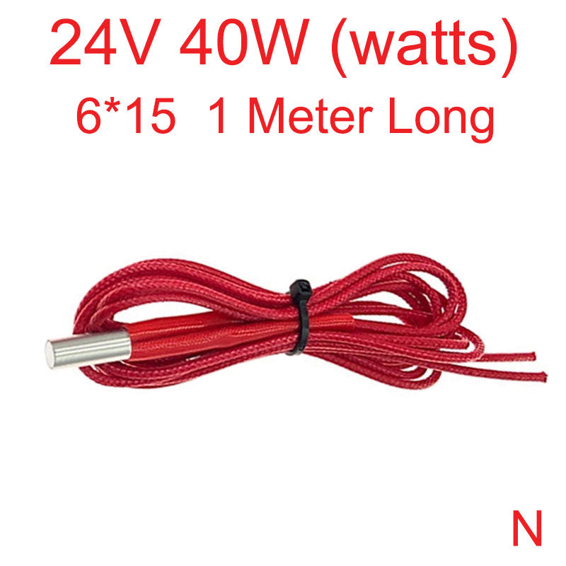 High-performance 24V Ceramic Heater Cartridge for efficient heating in cars. Voltage: 24V.