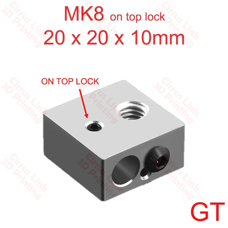 Efficient, reliable, varied. Heating Block MK8, 20X20X10 mm meets multiple needs. Browse 3 diverse options now!