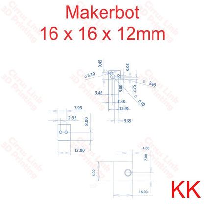 Now you can have your Makerbot 3D printing block in Perth in many colors!