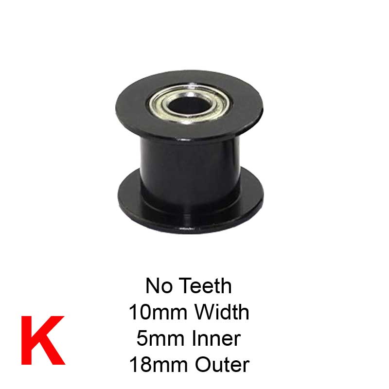High-quality 10mm width Idler Pulley Wheel for GT2 10mm belt - improves belt performance and reduces wear. Order now!