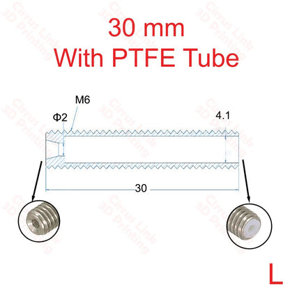 MK8 3D Printing 30mm with PTFE Tube Throat Perth selling now.