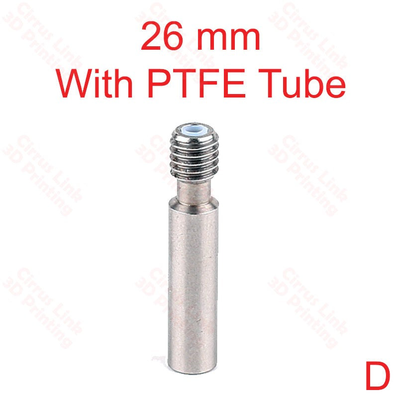 MK8 smooth 3D Printer 26mm PTFE Tube Throat is now available in Perth.