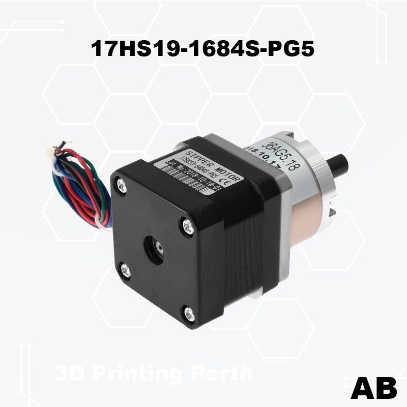 Stepper Motor Nema 17 17HS19-1684S-PG5 -AB: High-performance motor for precise motion control.