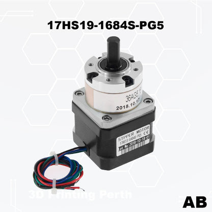 Stepper Motor Nema 17 17HS19-1684S-PG5 -AB, compact and powerful for precise motion control.