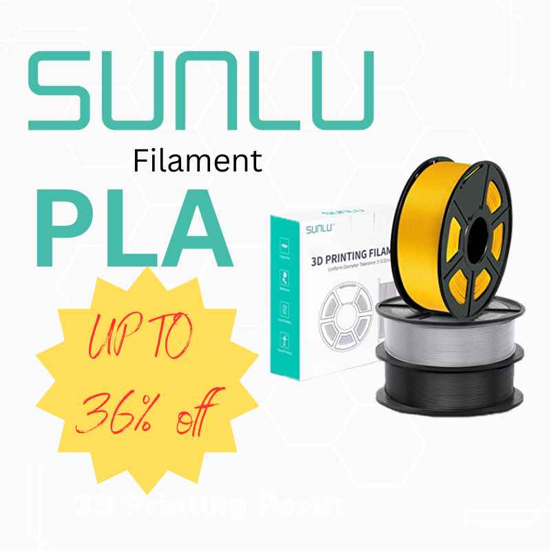 Preorder the Prepaid Monthly Bulk SUNLU PLA 3D printing filament package now!