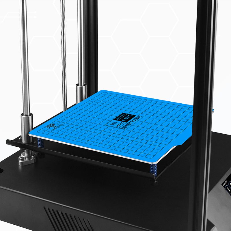 Magnetic plate and flexible film build platform to prevent warping in Perth