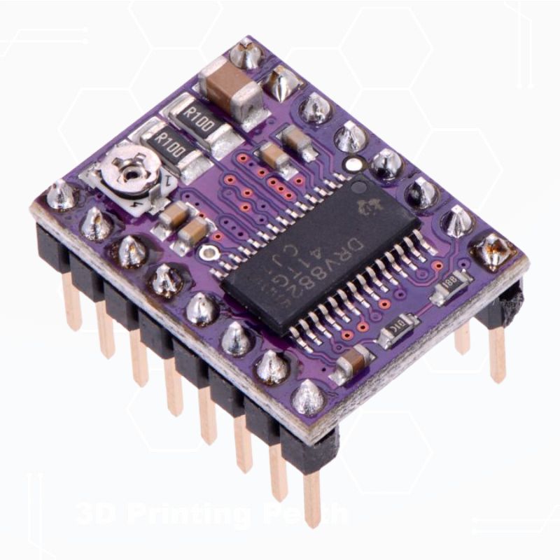 High current Stepper Motor Driver DRV8825 for precise control and smooth motion.