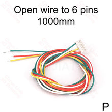 Stepper Motor Cable 6 pins XH2.54 Female to Open Wire - High-quality connector for precise motor control.