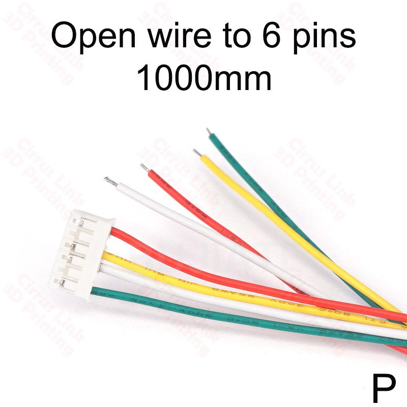 High-quality Stepper Motor Cable with 6 pins XH2.54 Female to Open Wire for precise and efficient performance. Order now!