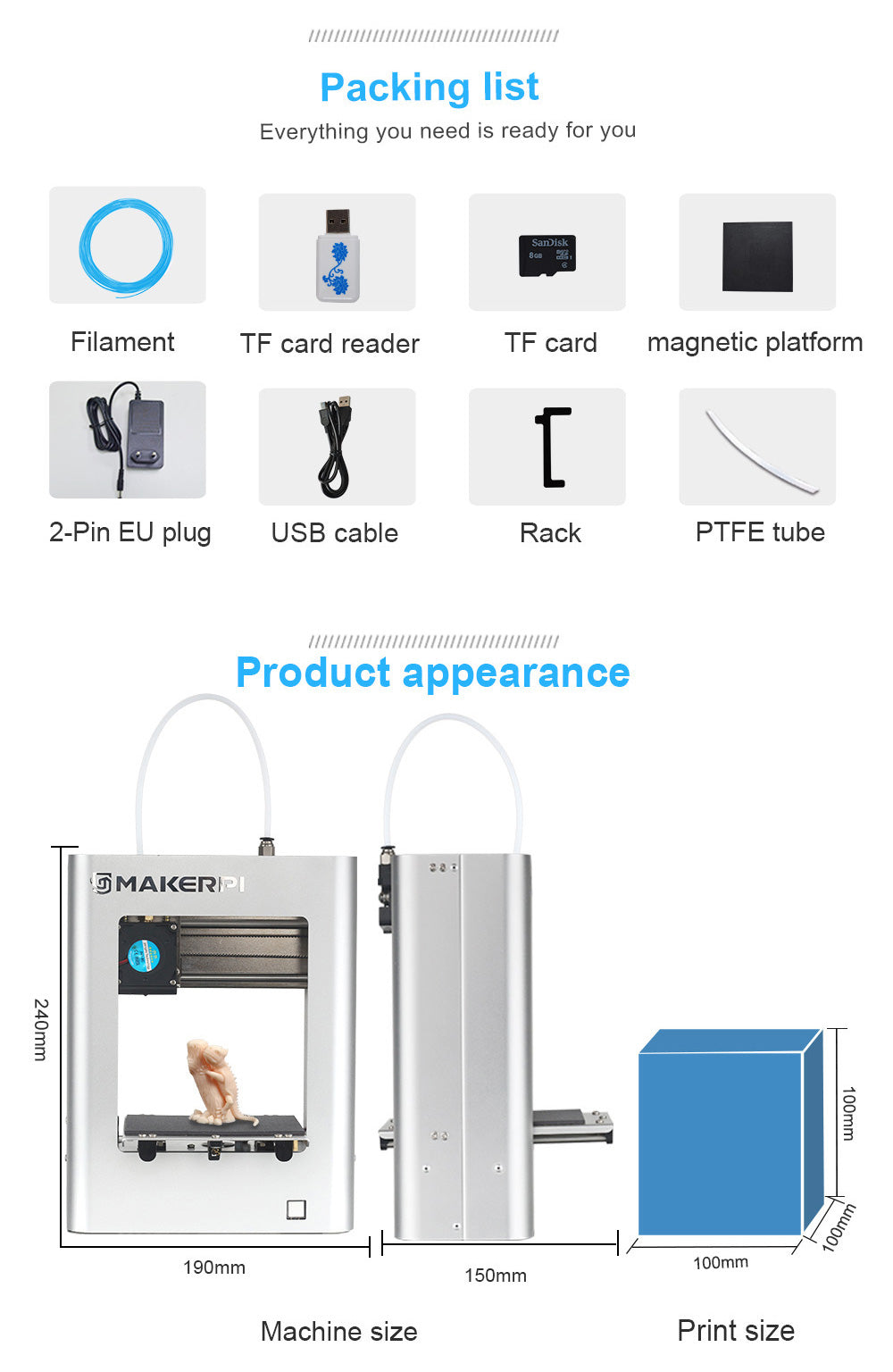 MakerPi M1 3D Printer: Get Creative with the Small & Portable 3D Printer Now Available in Perth.