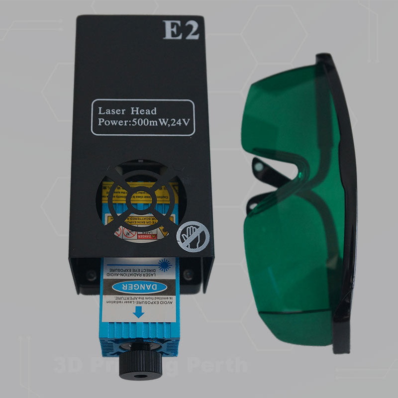 MakerPi P3 PRO Hotend Head - Laser Engraving: Removable & Efficient.