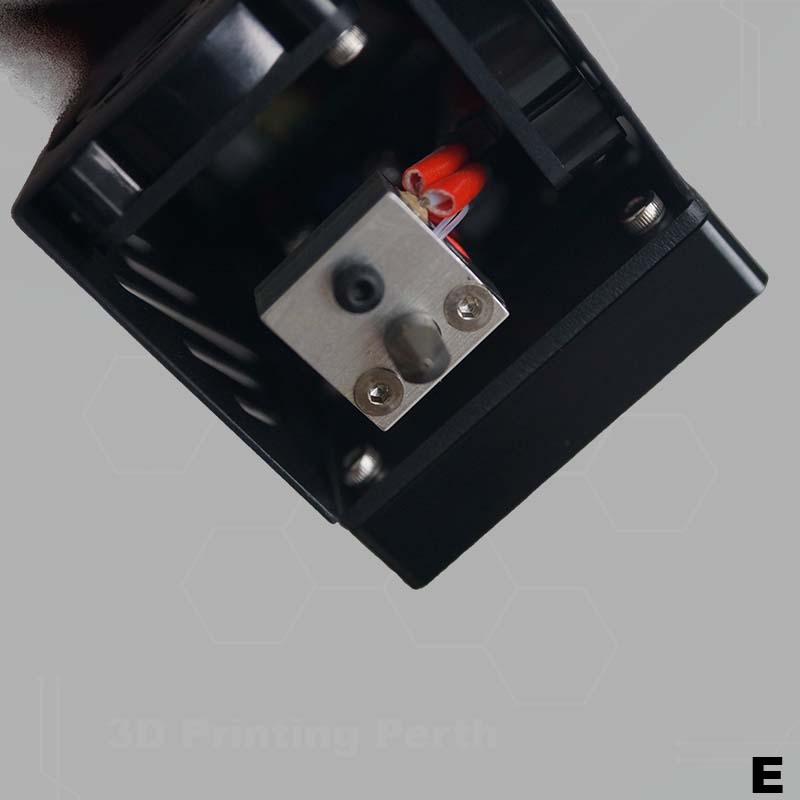 MakerPi P3 PRO removable Hotend Head - High Temp. Upgrade your 3D printer with this high temperature hotend head. #MakerPi #3Dprinting