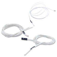 Two Open Build Thermistor NTC100K 3950 Temperature Sensors on a white background.