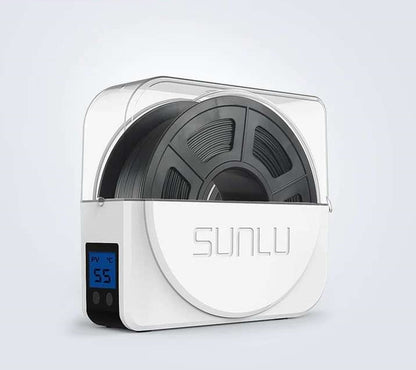 Close-up view of the advanced SUNLU filament dryer box S1 Plus available in Perth