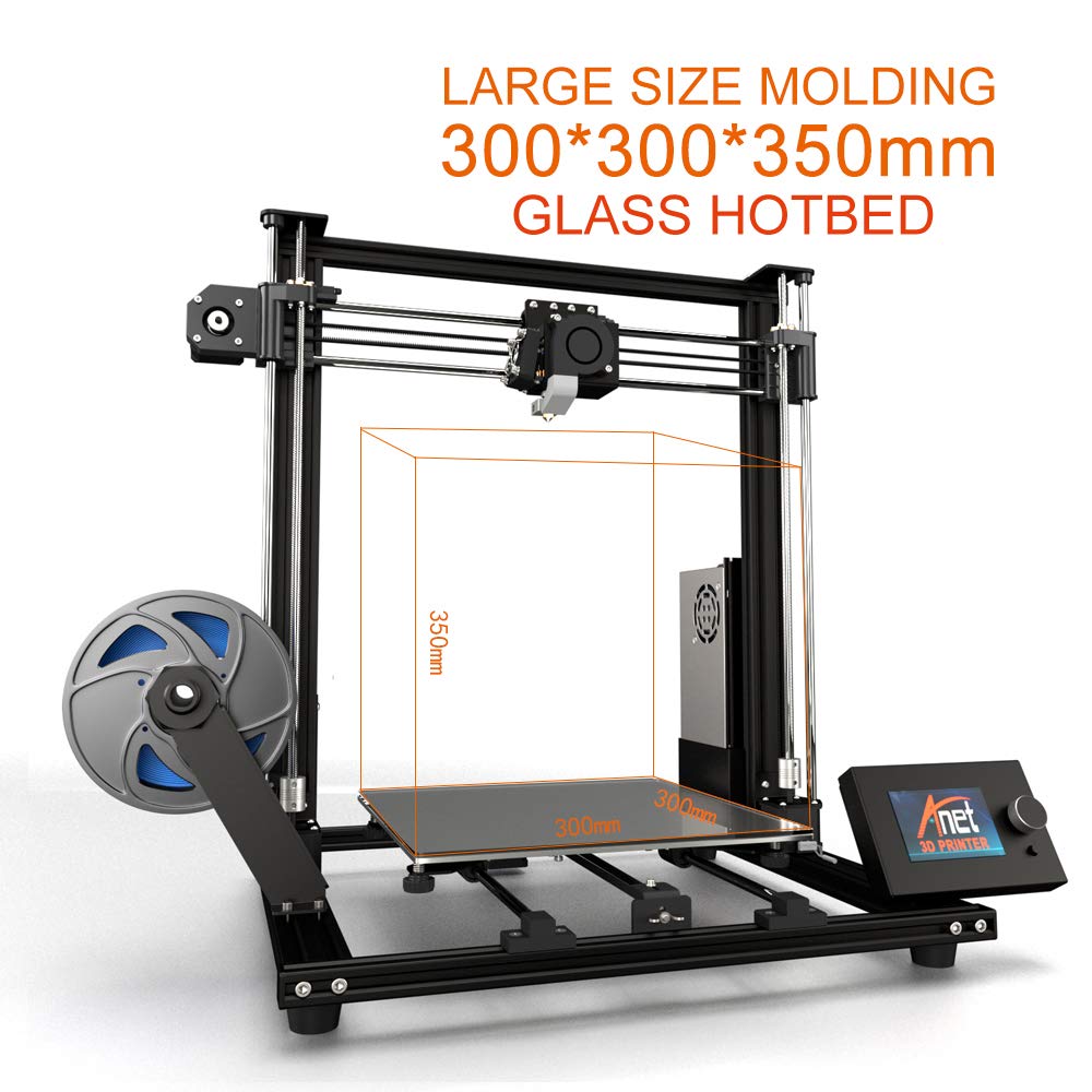 The ANET 3D Printer - The Ultimate Anet A8 Plus Semi DIY FDM Desktop 3D Printer. Perfect for makers and hobbyists.