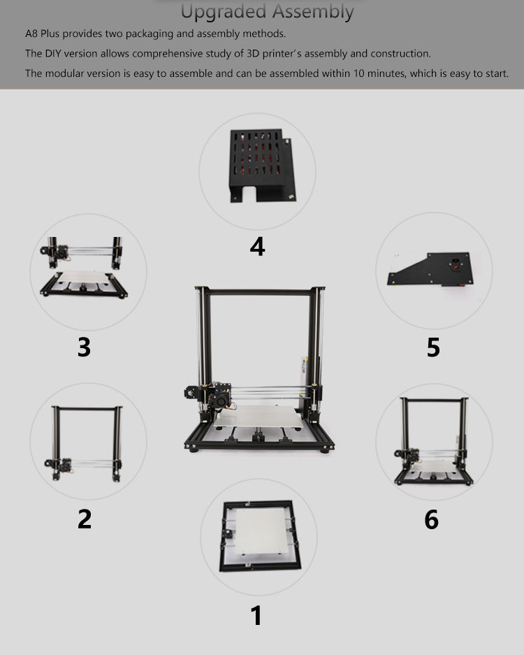 Shop the ANET A8 Plus - a sleek, semi-DIY FDM desktop in this ultimate 3D printer. Unlock creativity!