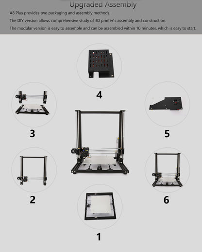 Shop the ANET A8 Plus - a sleek, semi-DIY FDM desktop in this ultimate 3D printer. Unlock creativity!