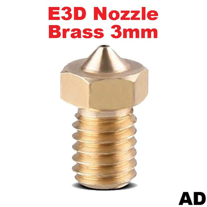 Nozzle E3D V5 V6 Brass M6 threaded nozzle for 1.75/3mm.