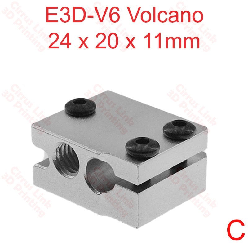 An E3D-V6 Volcano sytle 3D printer heating block is so new and revolutionary, we could not possibly live without one.
