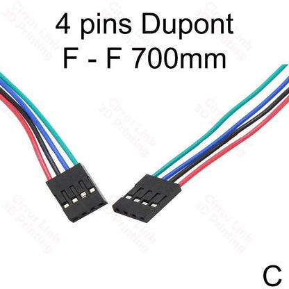 Stepper Motor Cable F/F Dupont Wire - High Quality Connectors for Precise Control
