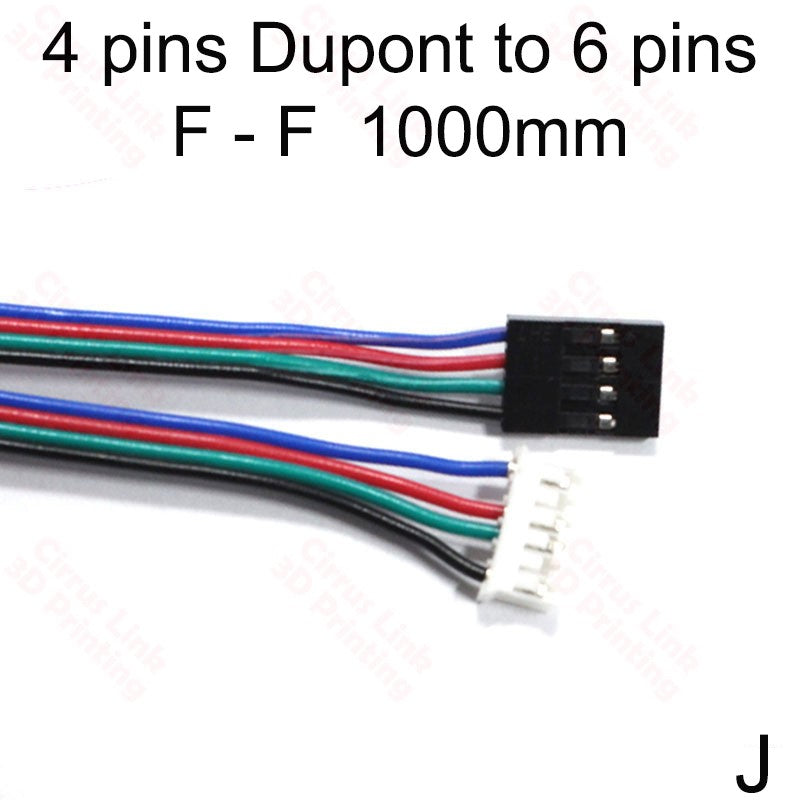 Stepper Motor Cable 6-pin F-F Dupont Wire: Quality connection for smooth motor performance. Shop now!